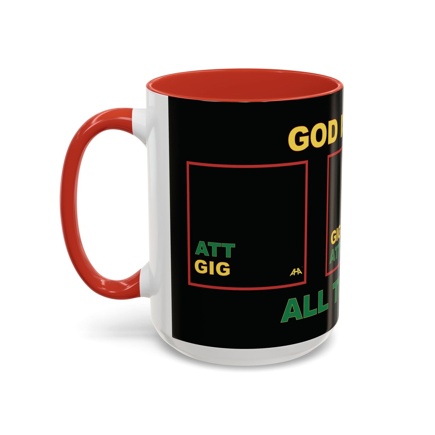 Black GIG/ATT Accent Coffee Mug (11, 15oz)