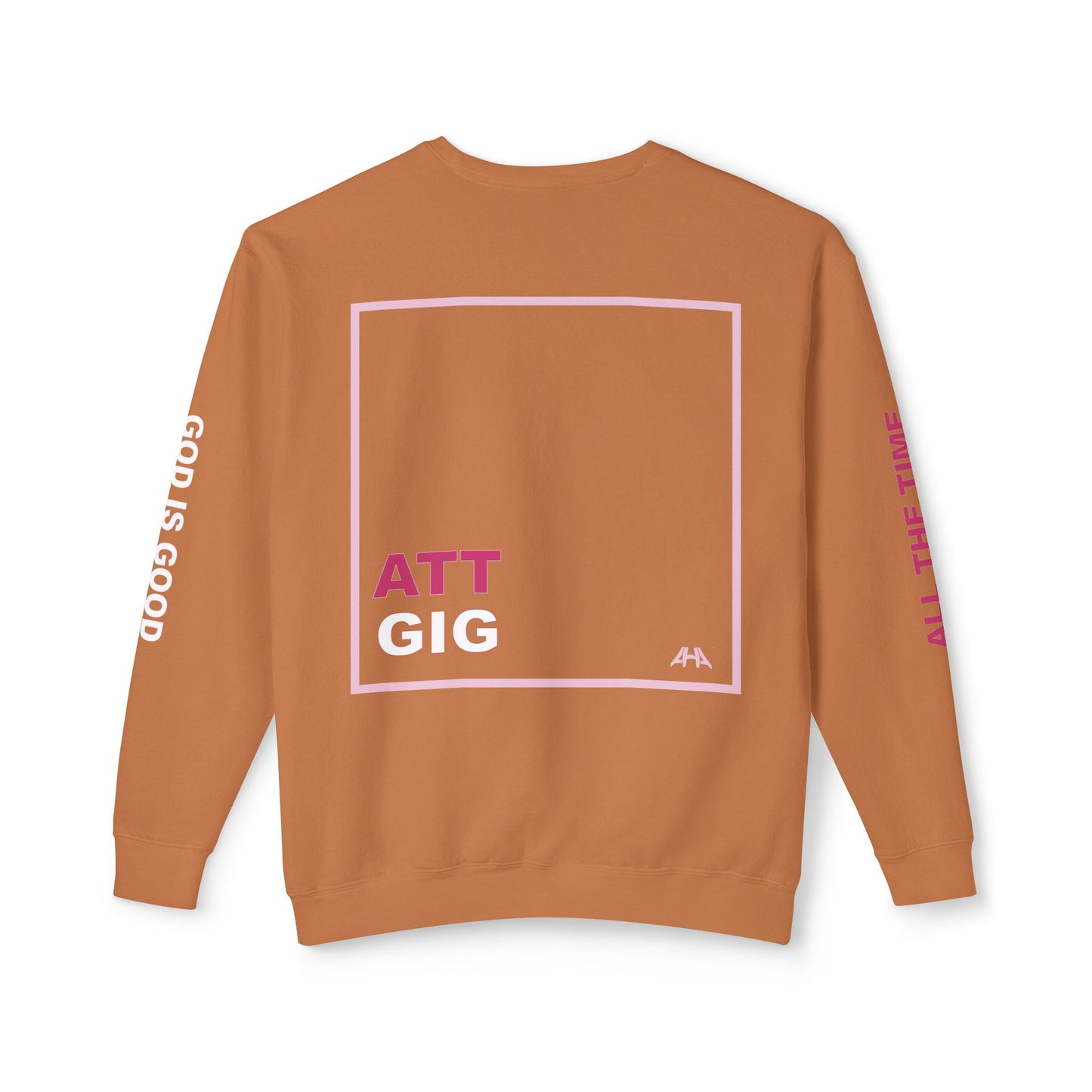 Light Pink GIGATT/ATTGIG Lightweight Crewneck Sweatshirt