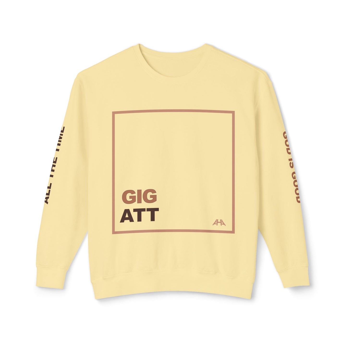 Taupe GIGATT/ATTGIG Lightweight Crewneck Sweatshirt