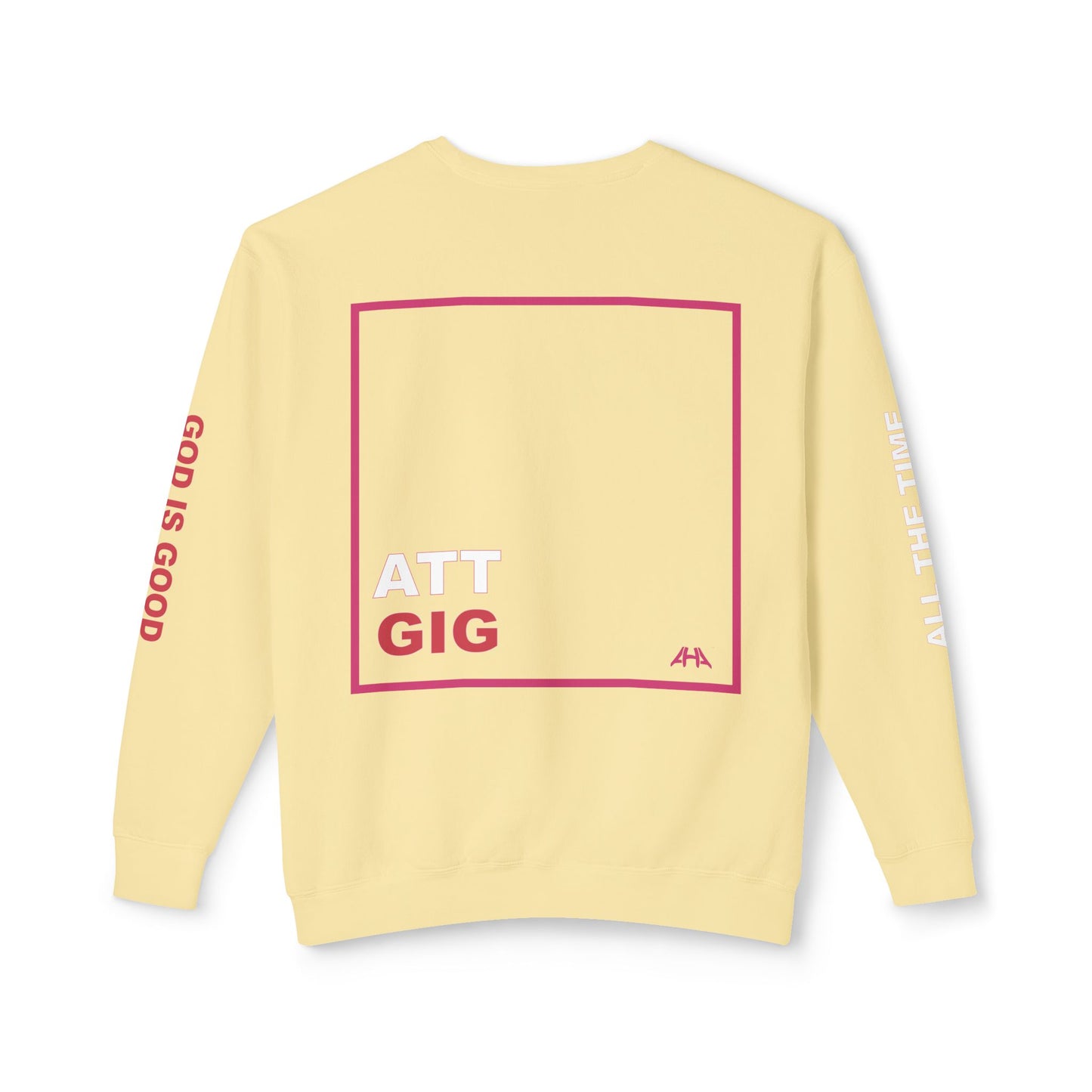 Deep Pink GIGATT/ATTGIG Lightweight Crewneck Sweatshirt