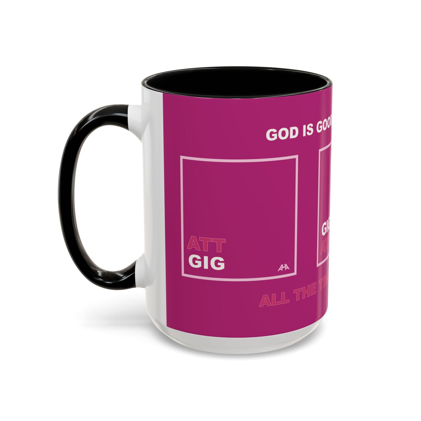 Light Pink GIG/ATT Accent Coffee Mug (11, 15oz)