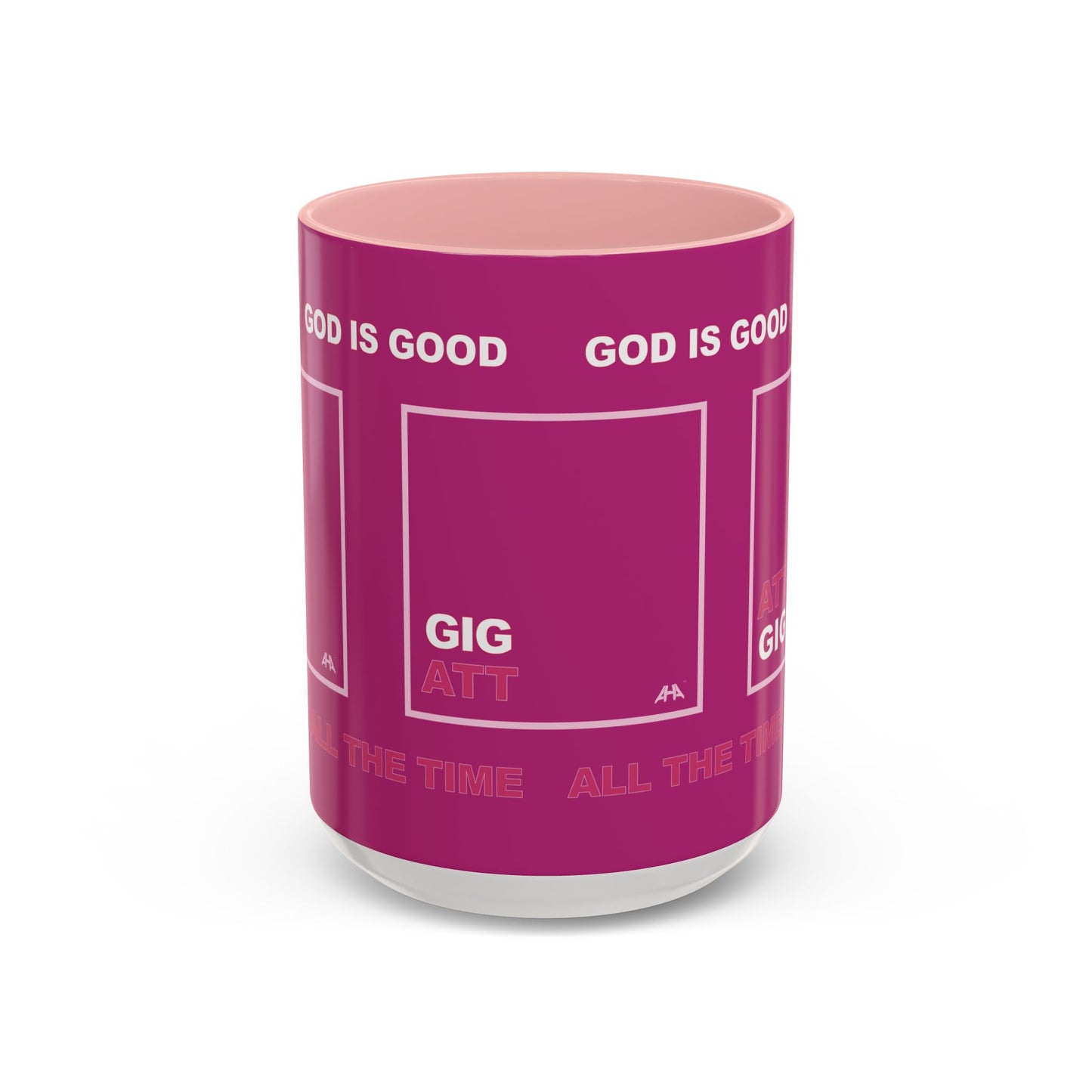 Light Pink GIG/ATT Accent Coffee Mug (11, 15oz)