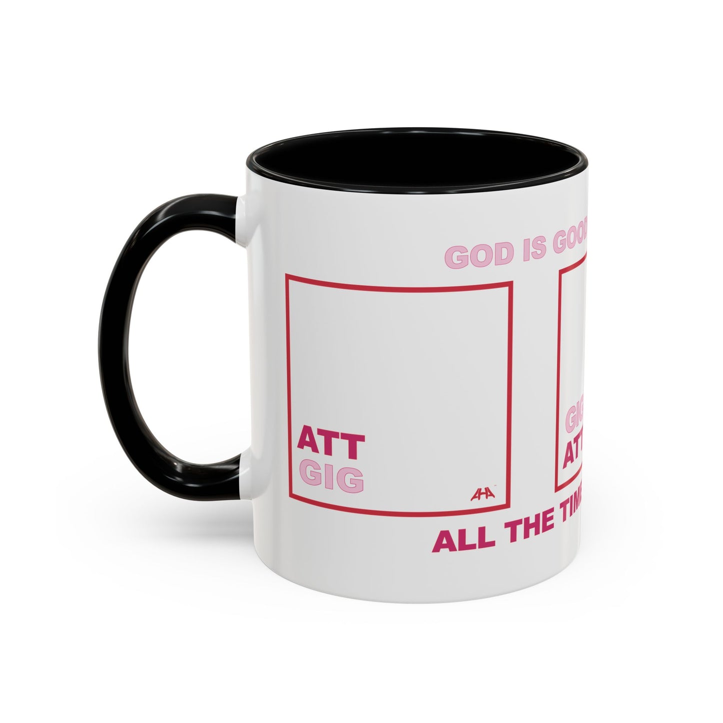 Red GIG/ATT Accent Coffee Mug (11, 15oz)