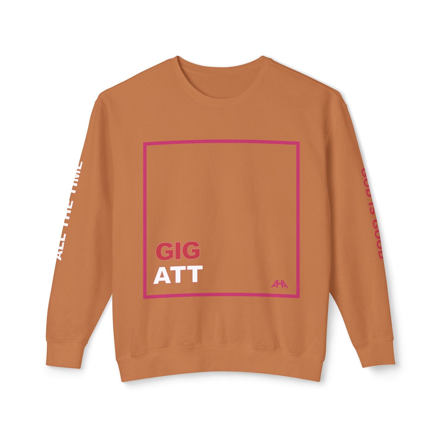 Deep Pink GIGATT/ATTGIG Lightweight Crewneck Sweatshirt