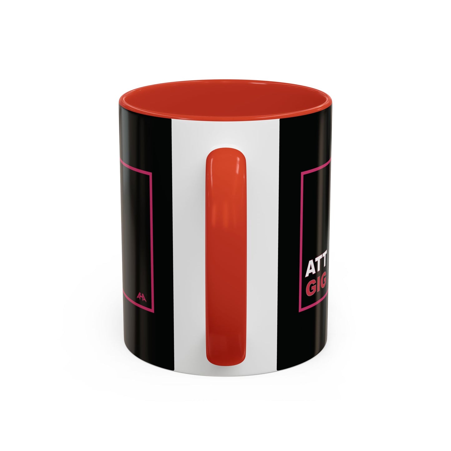 Deep Pink GIG/ATT Accent Coffee Mug (11, 15oz)