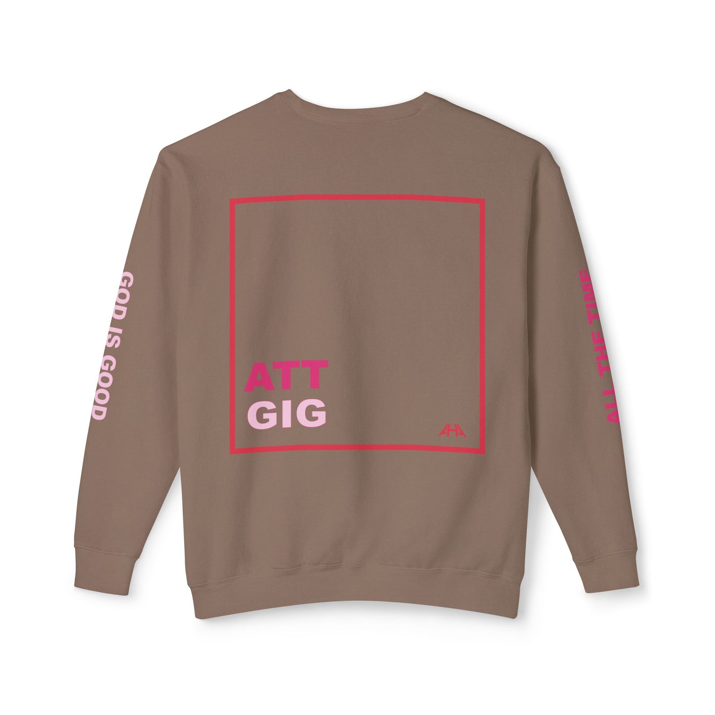Red GIGATT/ATTGIG Lightweight Crewneck Sweatshirt