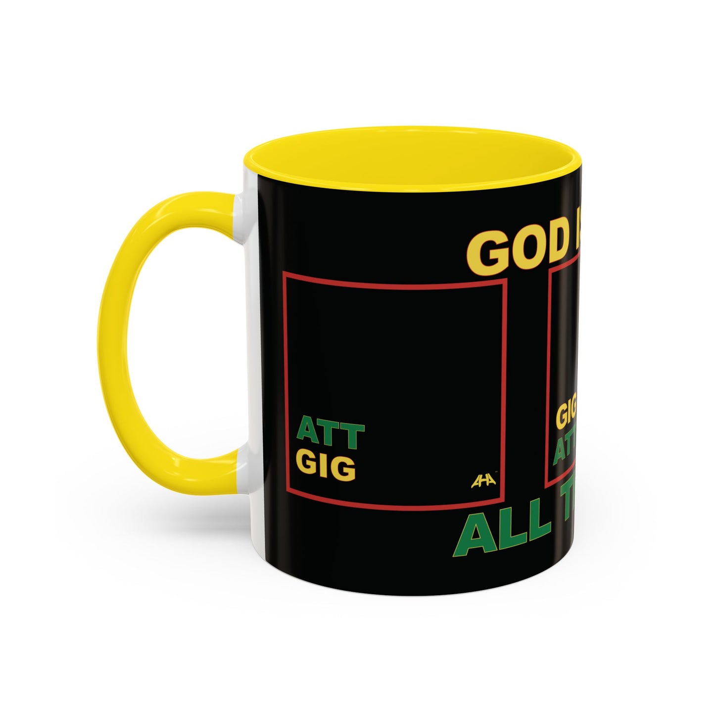 Black GIG/ATT Accent Coffee Mug (11, 15oz)