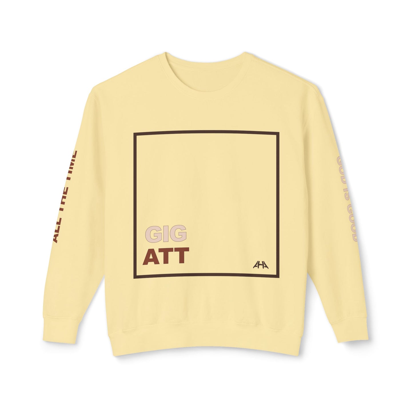 Chocolate GIGATT/ATTGIG Lightweight Crewneck Sweatshirt