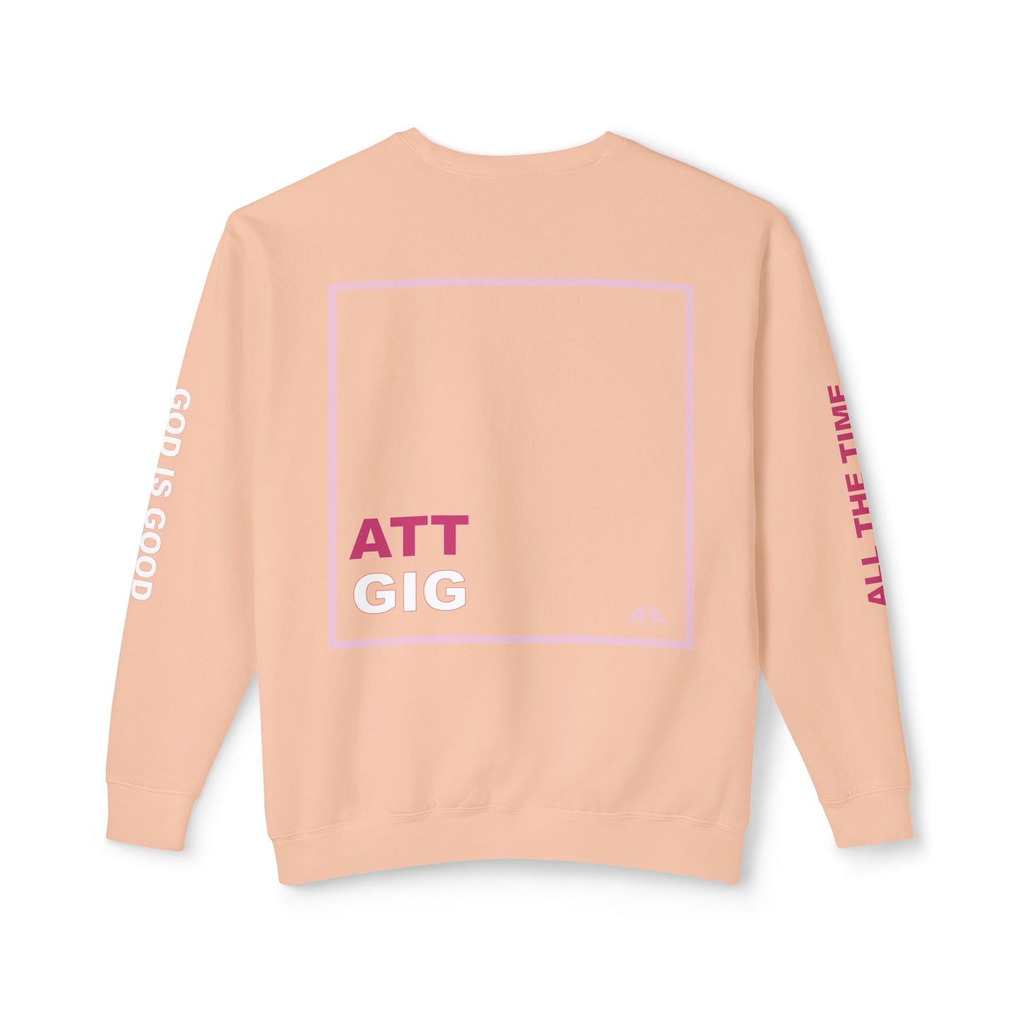Light Pink GIGATT/ATTGIG Lightweight Crewneck Sweatshirt