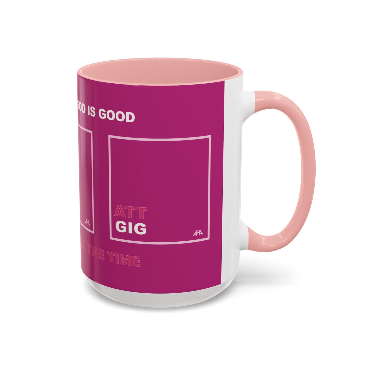 Light Pink GIG/ATT Accent Coffee Mug (11, 15oz)