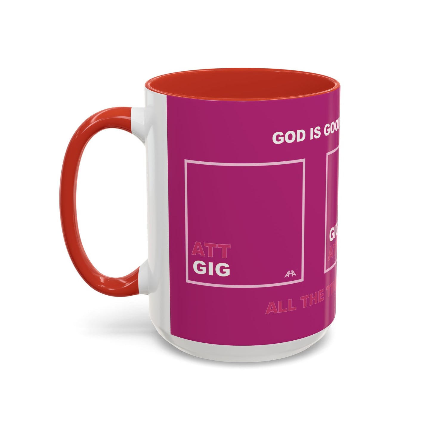 Light Pink GIG/ATT Accent Coffee Mug (11, 15oz)