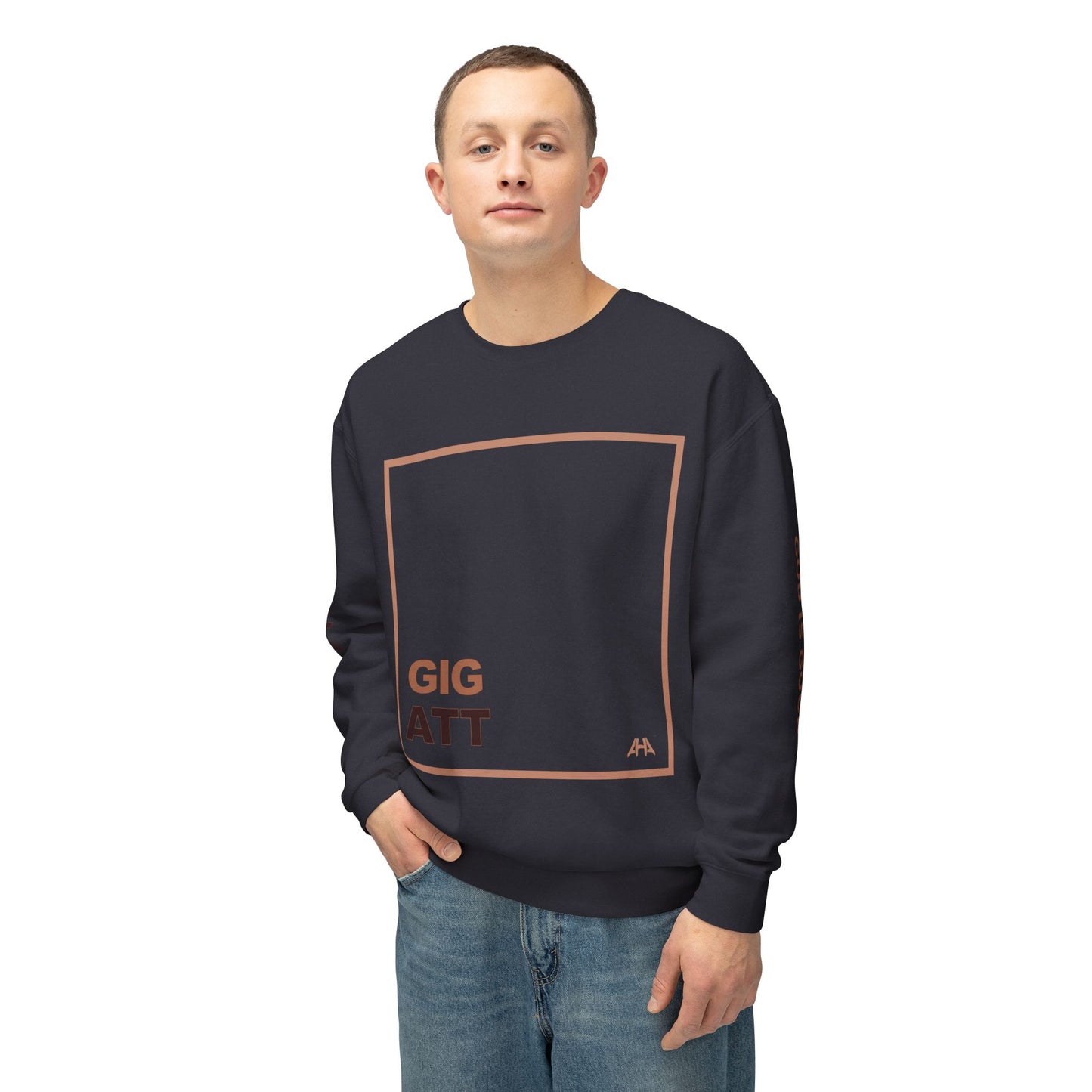 Taupe GIGATT/ATTGIG Lightweight Crewneck Sweatshirt