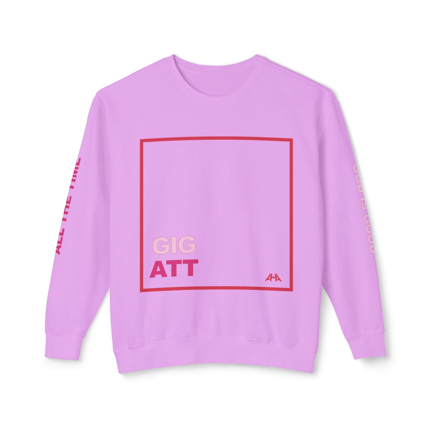 Red GIGATT/ATTGIG Lightweight Crewneck Sweatshirt
