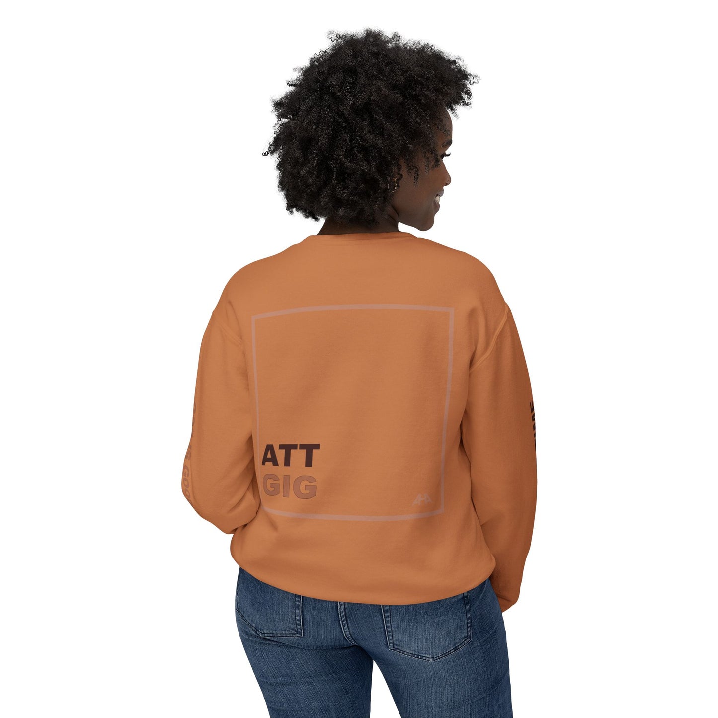 Taupe GIGATT/ATTGIG Lightweight Crewneck Sweatshirt
