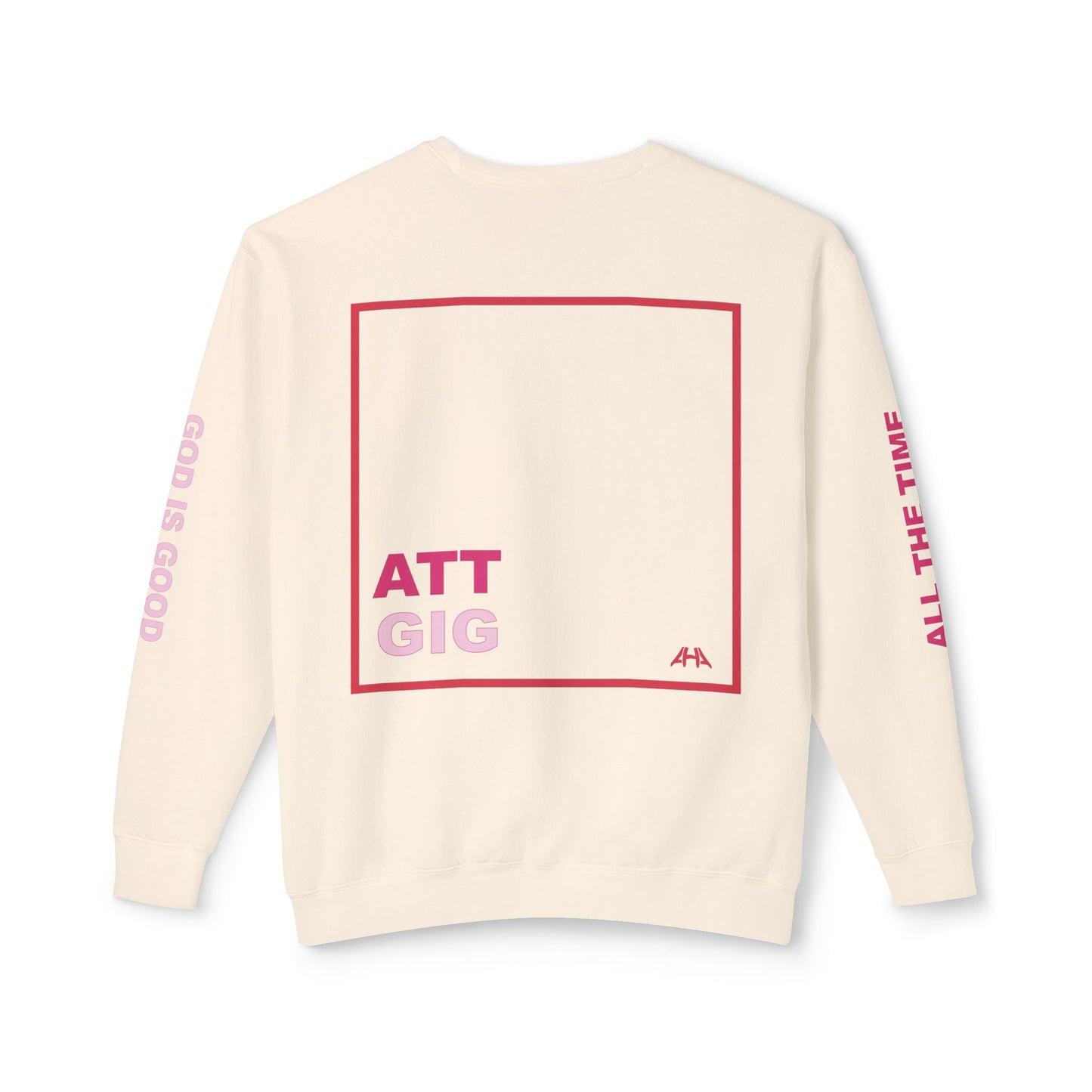 Red GIGATT/ATTGIG Lightweight Crewneck Sweatshirt