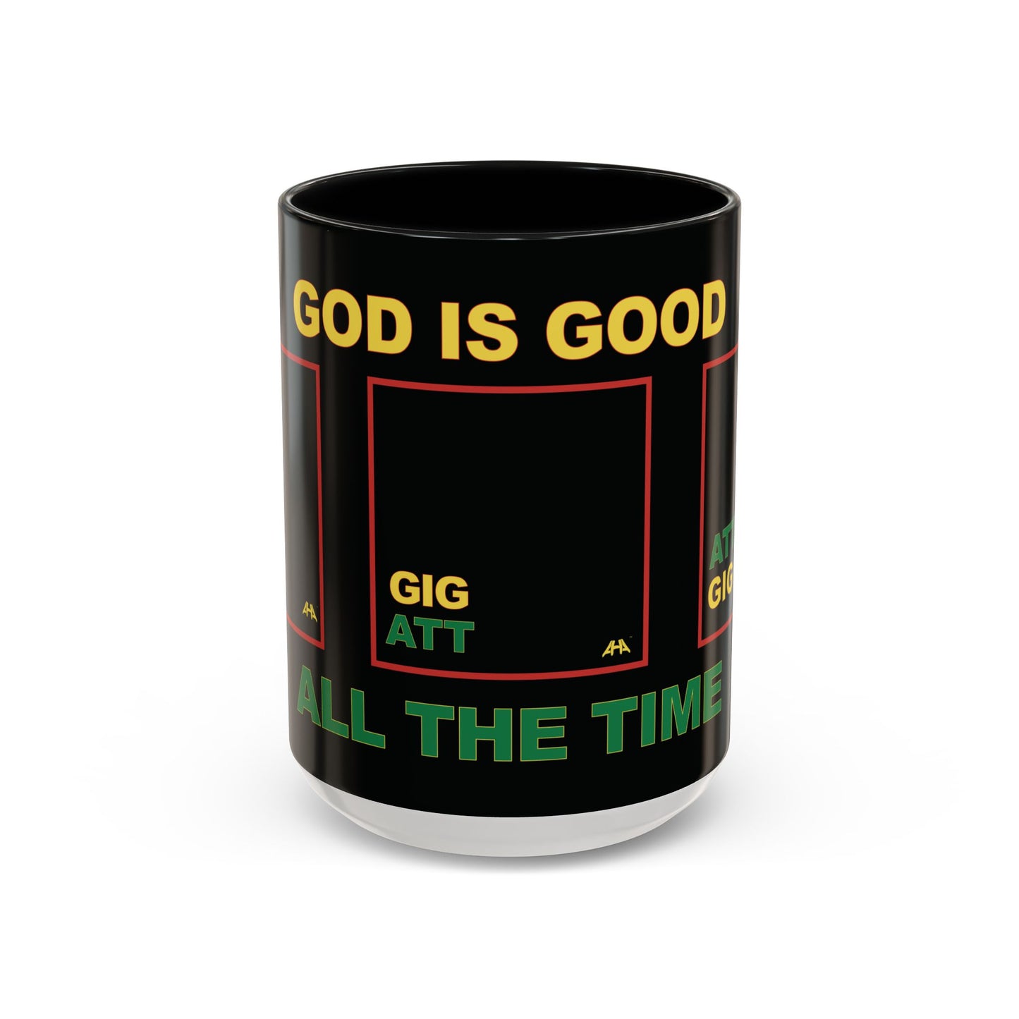 Black GIG/ATT Accent Coffee Mug (11, 15oz)