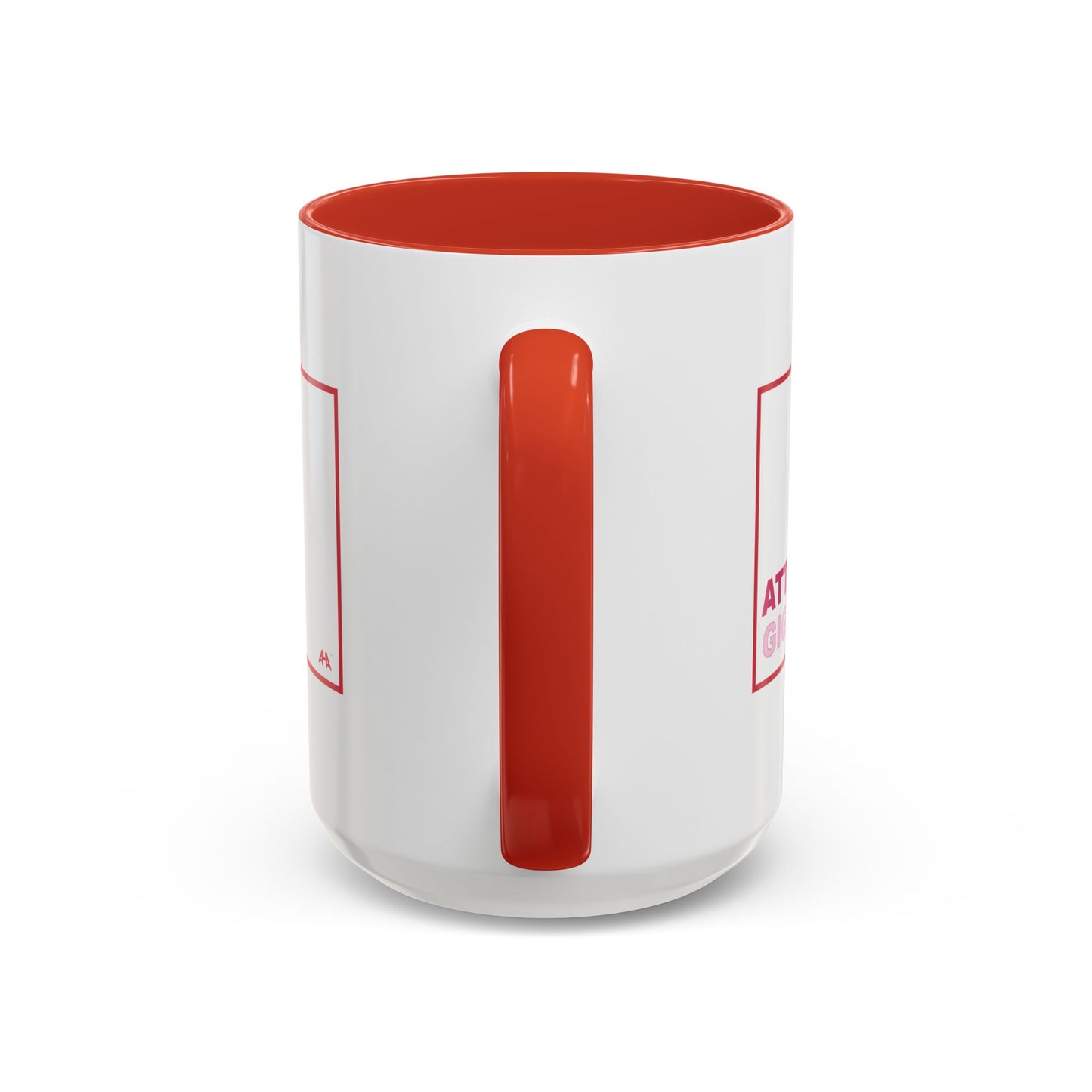 Red GIG/ATT Accent Coffee Mug (11, 15oz)