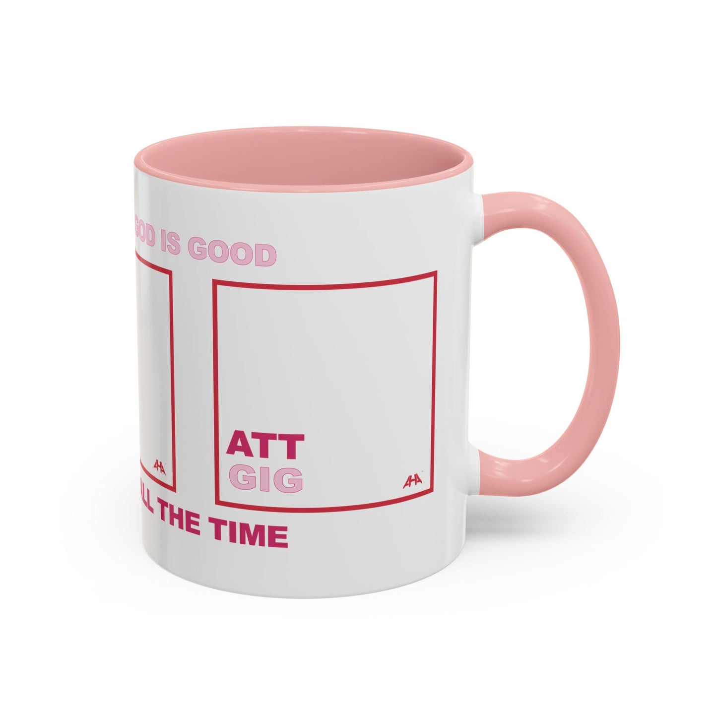 Red GIG/ATT Accent Coffee Mug (11, 15oz)