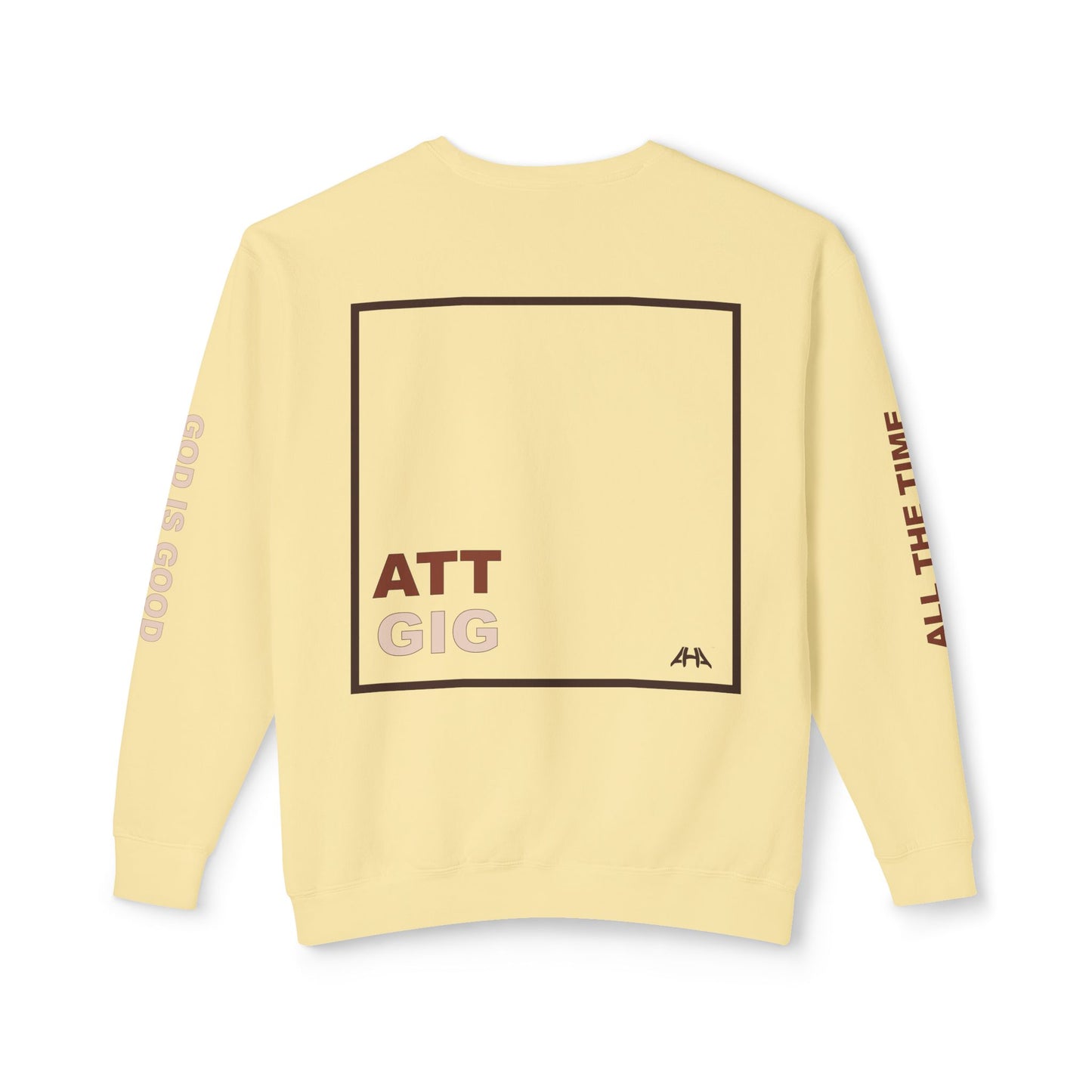 Chocolate GIGATT/ATTGIG Lightweight Crewneck Sweatshirt