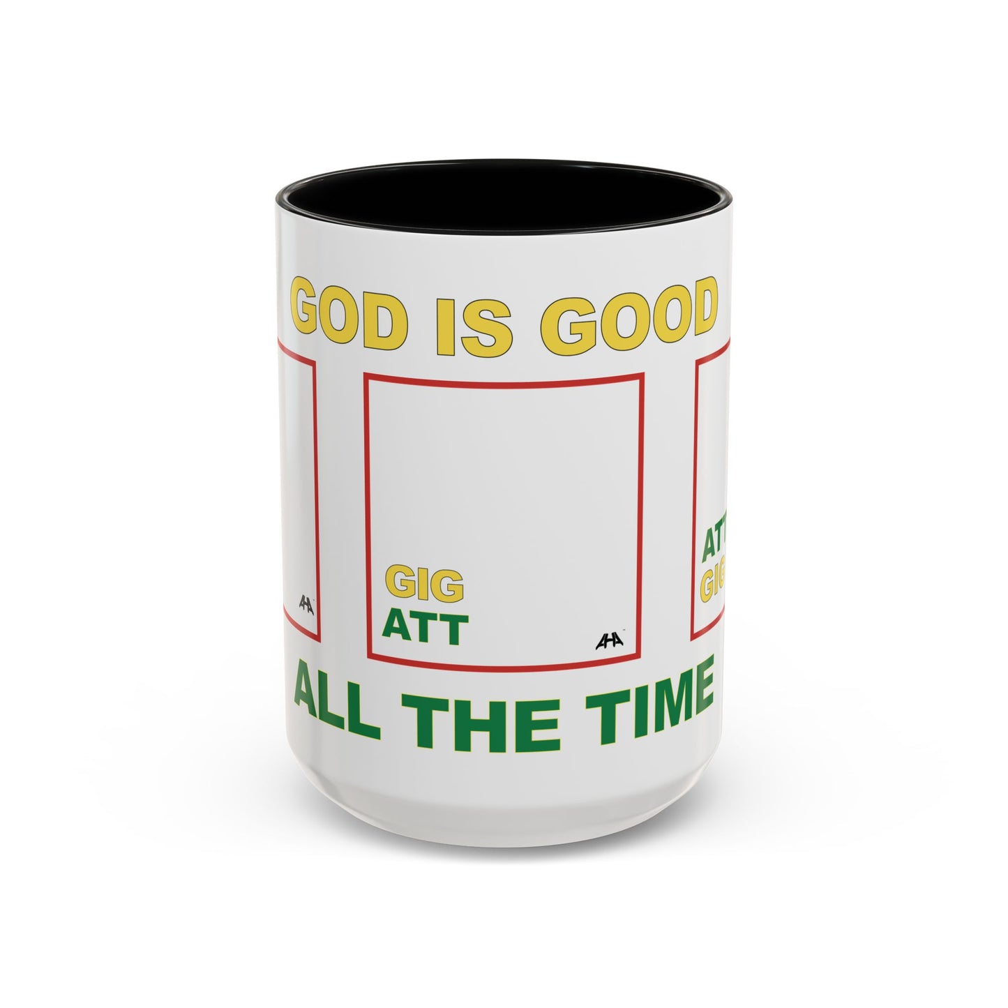 White GIG/ATT Accent Coffee Mug (11, 15oz)