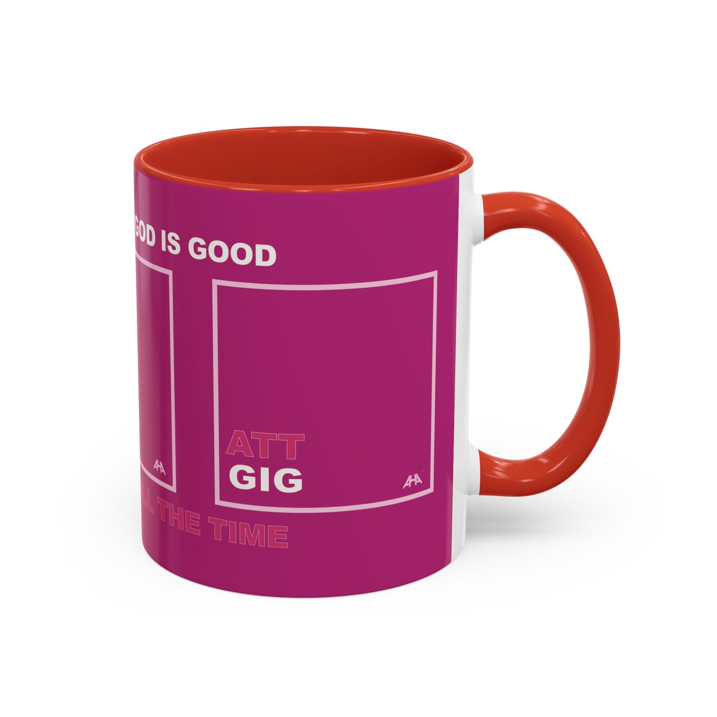 Light Pink GIG/ATT Accent Coffee Mug (11, 15oz)