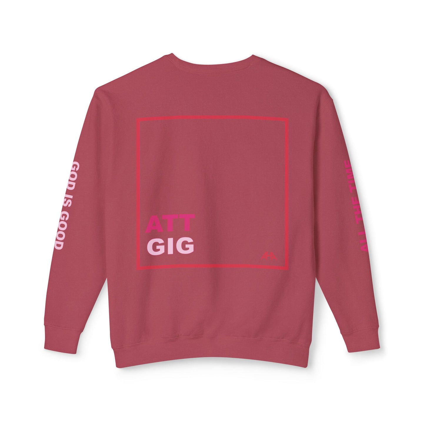 Red GIGATT/ATTGIG Lightweight Crewneck Sweatshirt