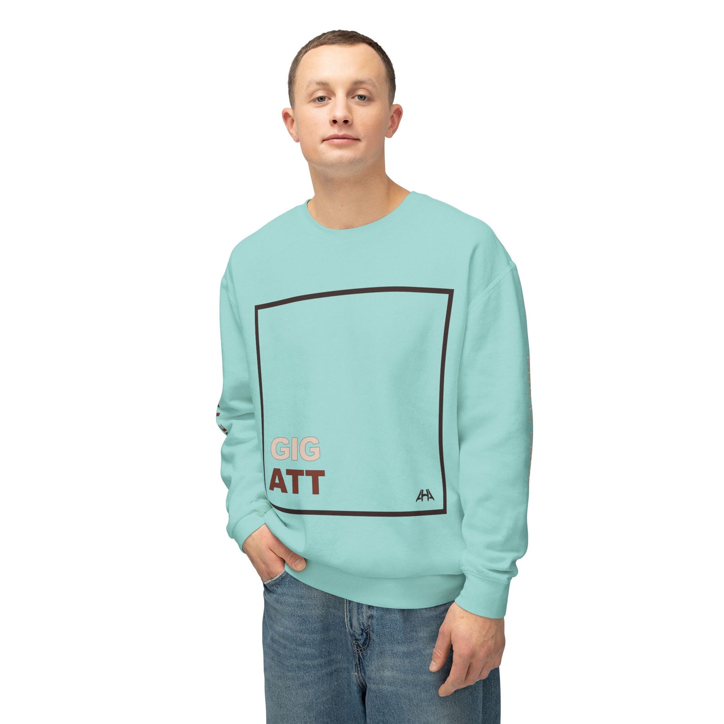 Chocolate GIGATT/ATTGIG Lightweight Crewneck Sweatshirt