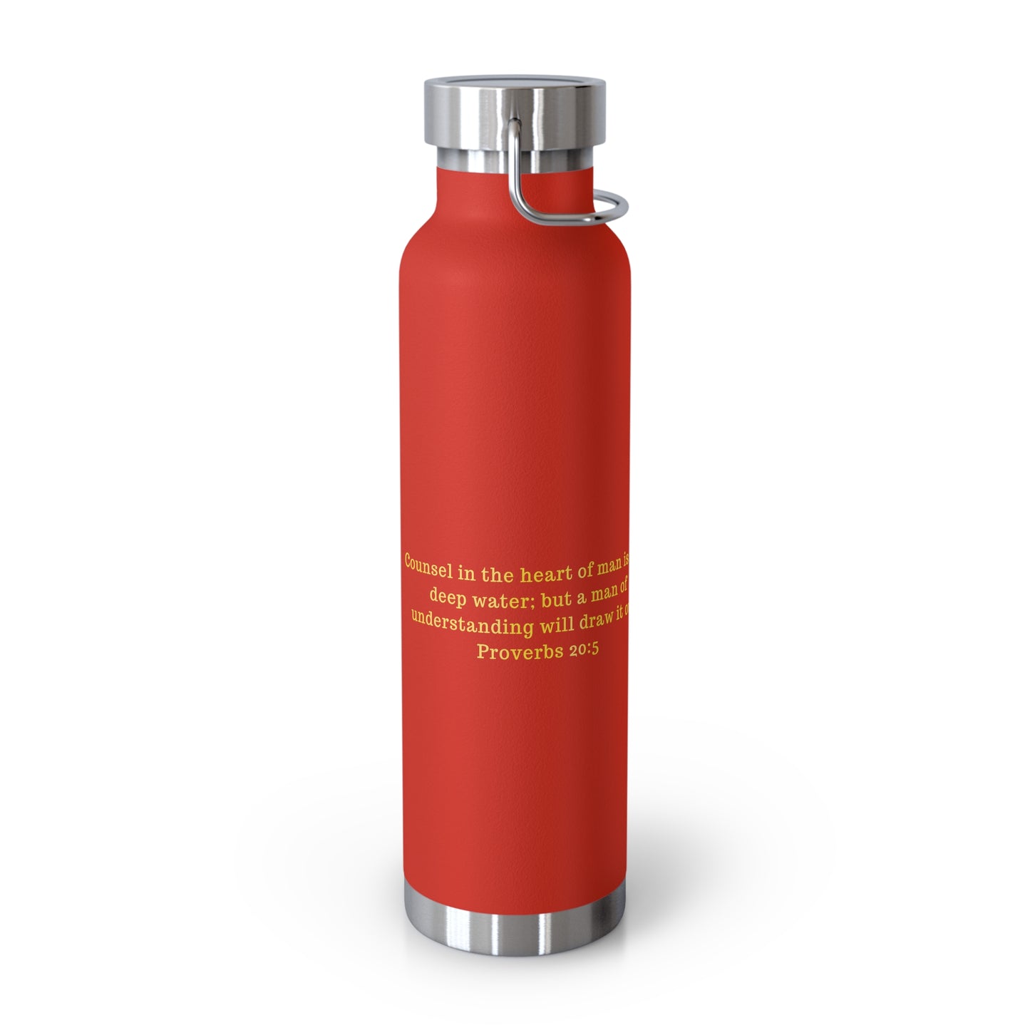 Scripture of Purpose Copper Bottle