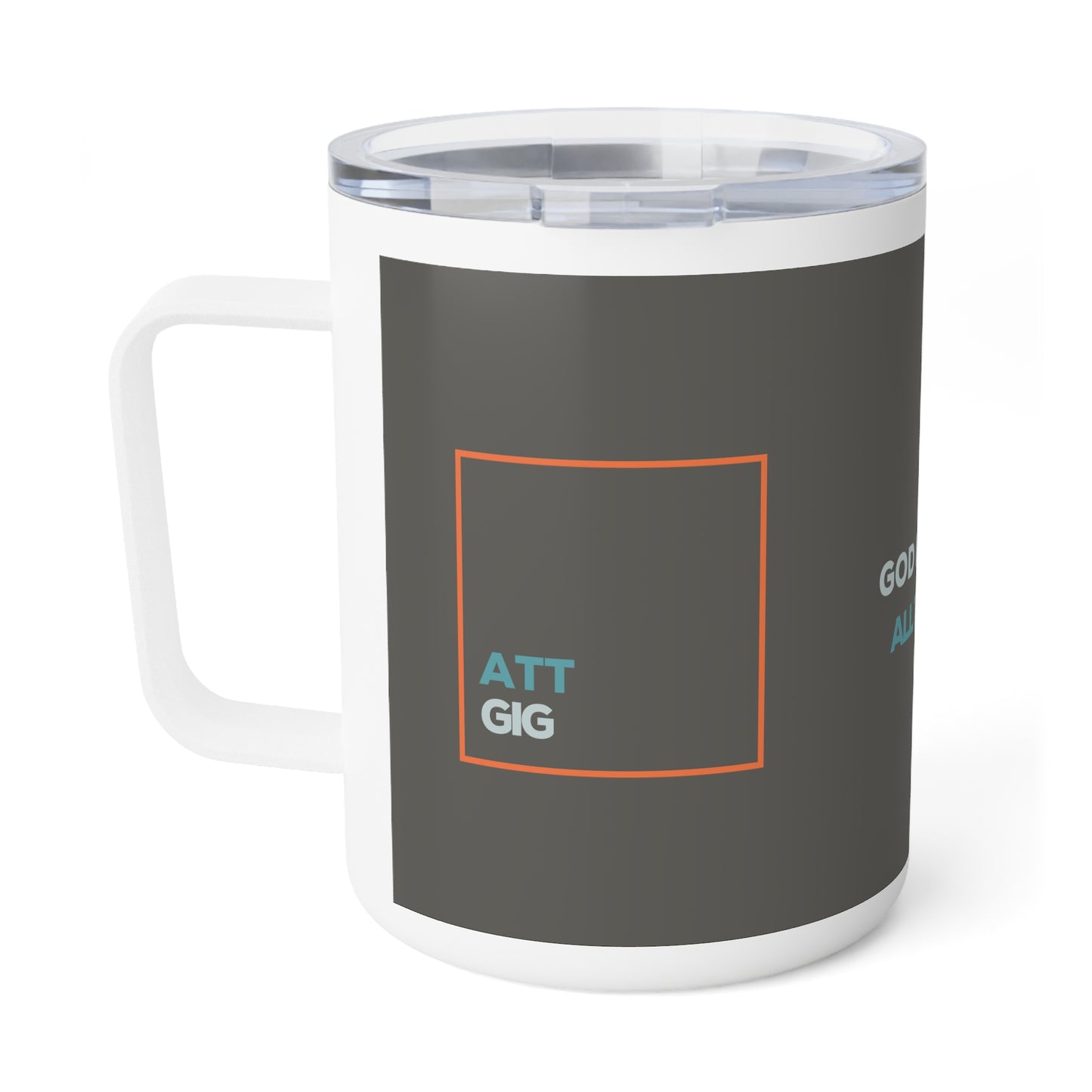 Gray GIGATT/ATTGIG Insulated Mug