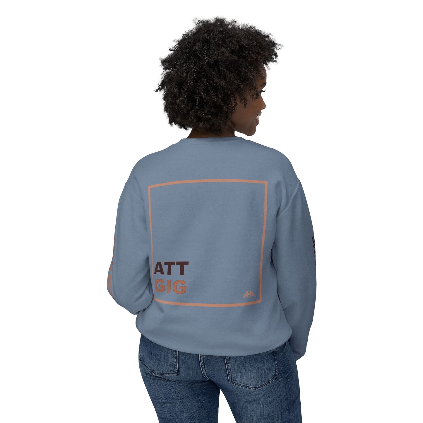 Taupe GIGATT/ATTGIG Lightweight Crewneck Sweatshirt