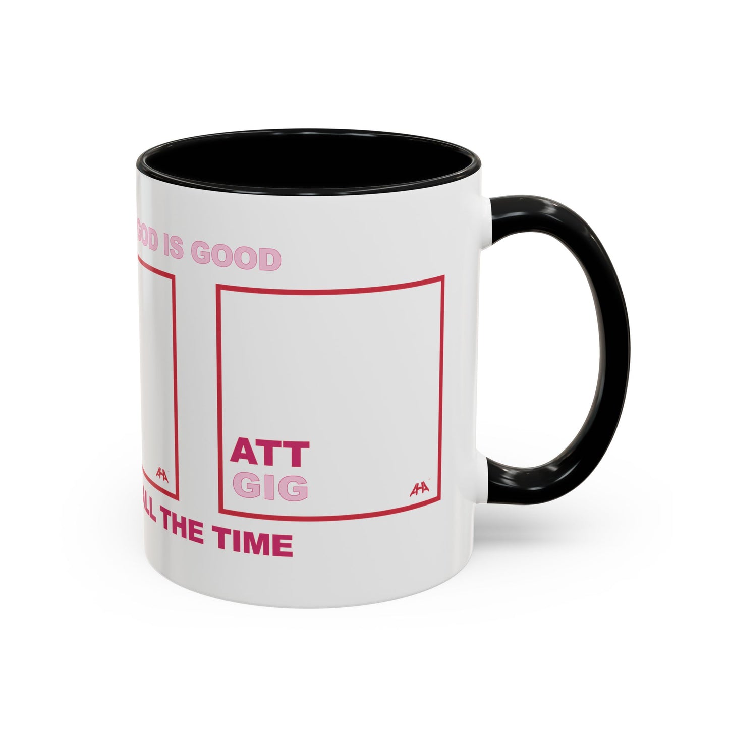 Red GIG/ATT Accent Coffee Mug (11, 15oz)