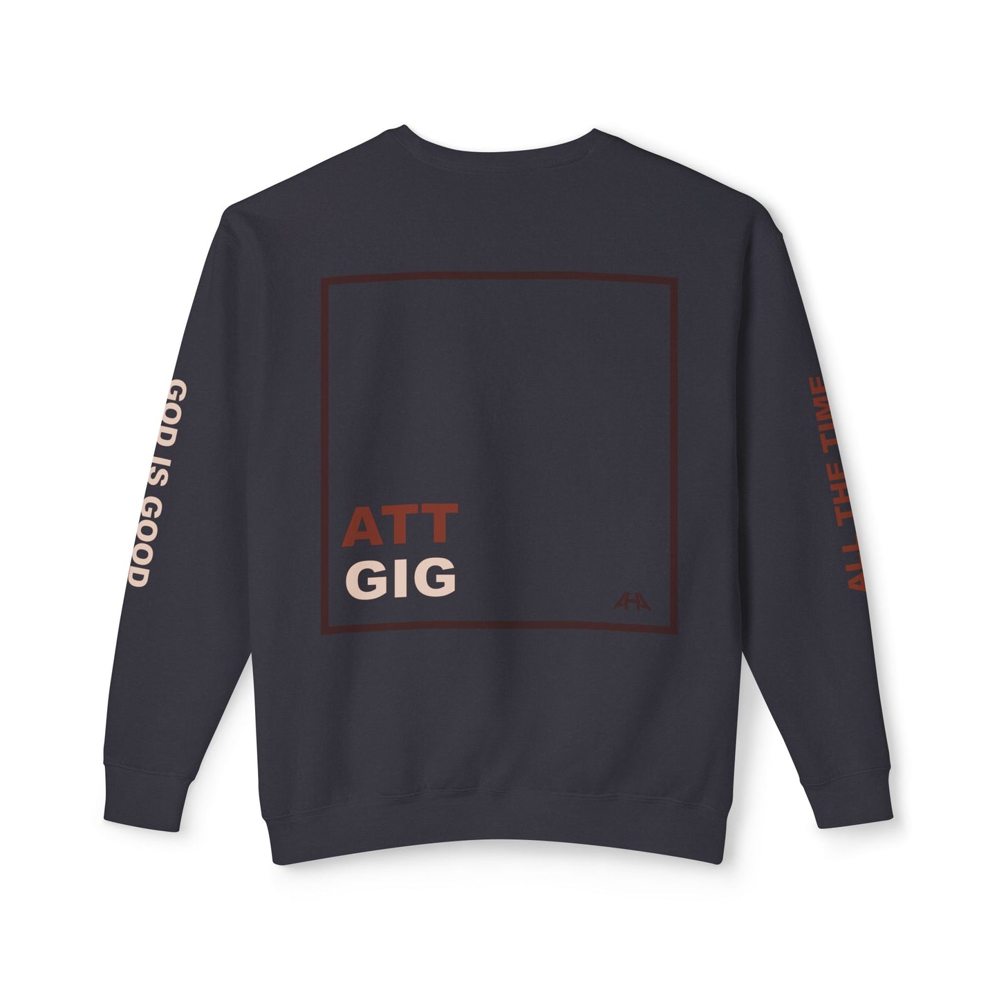 Chocolate GIGATT/ATTGIG Lightweight Crewneck Sweatshirt