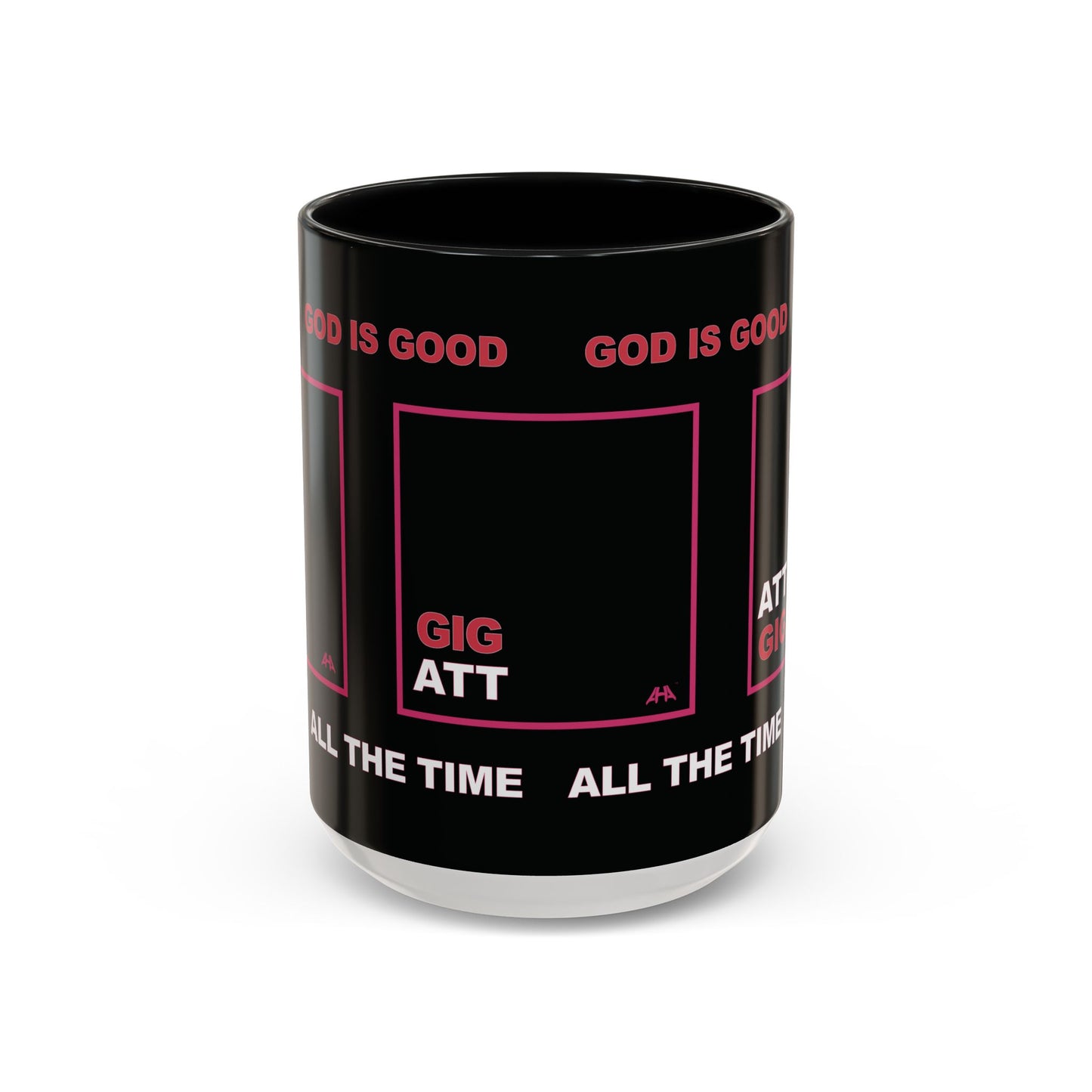 Deep Pink GIG/ATT Accent Coffee Mug (11, 15oz)