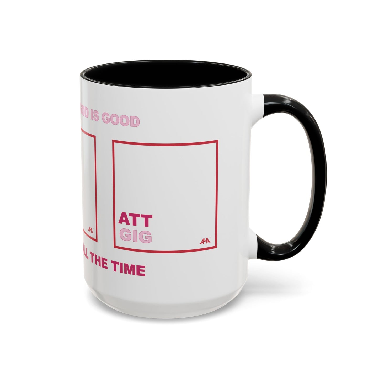 Red GIG/ATT Accent Coffee Mug (11, 15oz)