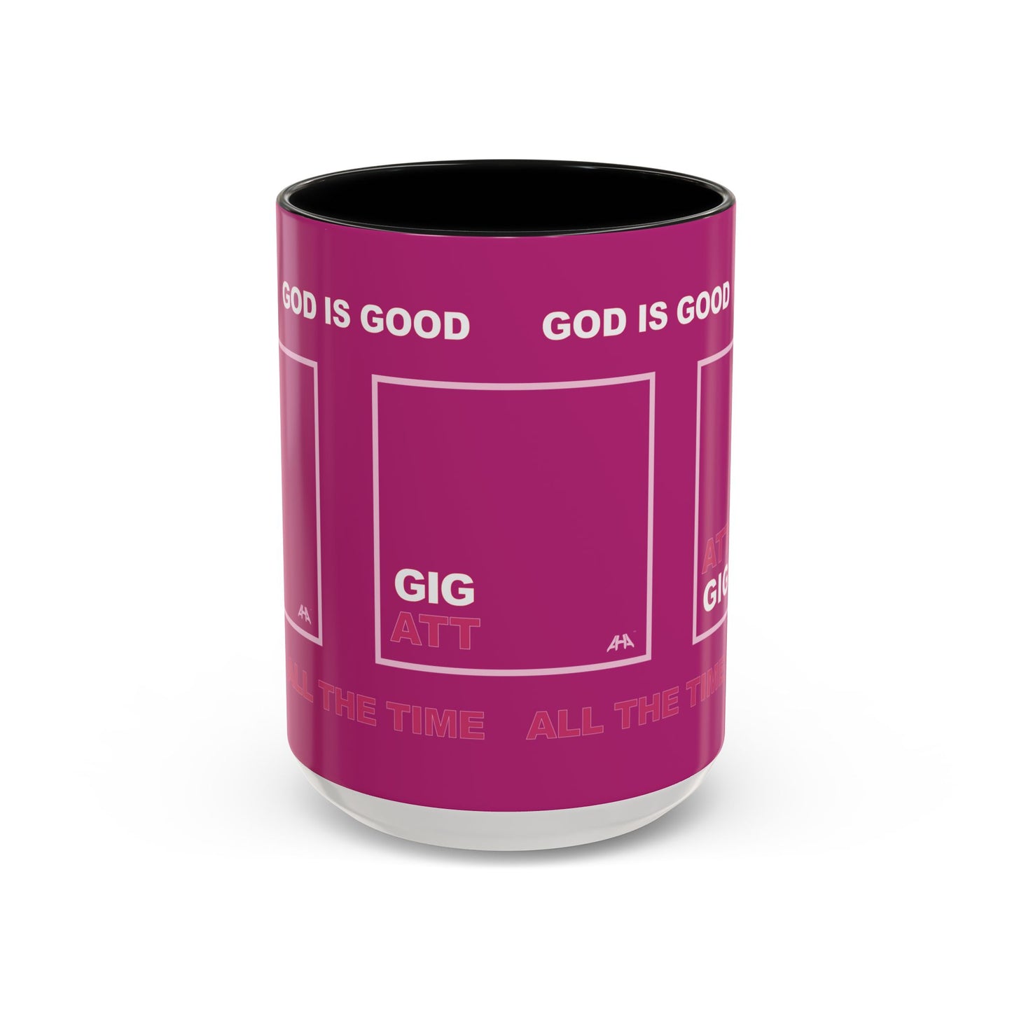 Light Pink GIG/ATT Accent Coffee Mug (11, 15oz)