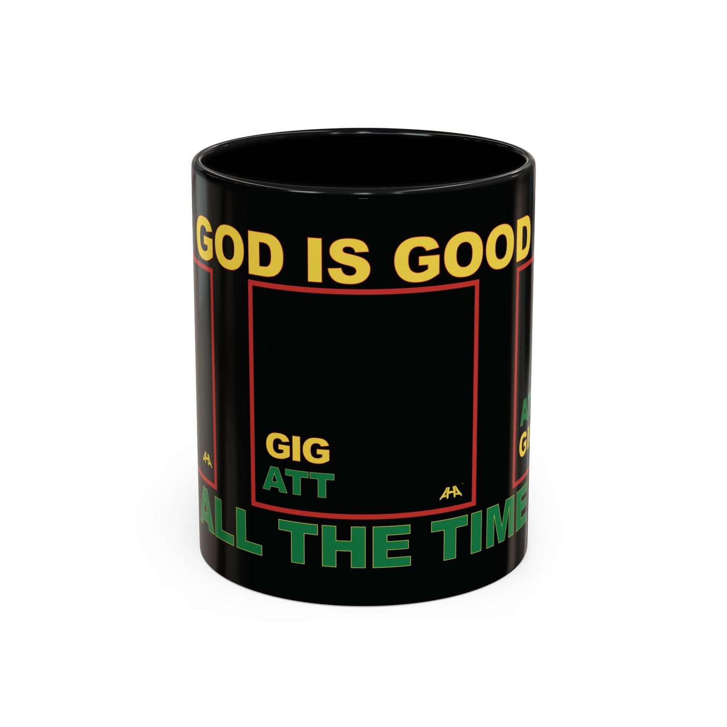 Black GIG/ATT Accent Coffee Mug (11, 15oz)