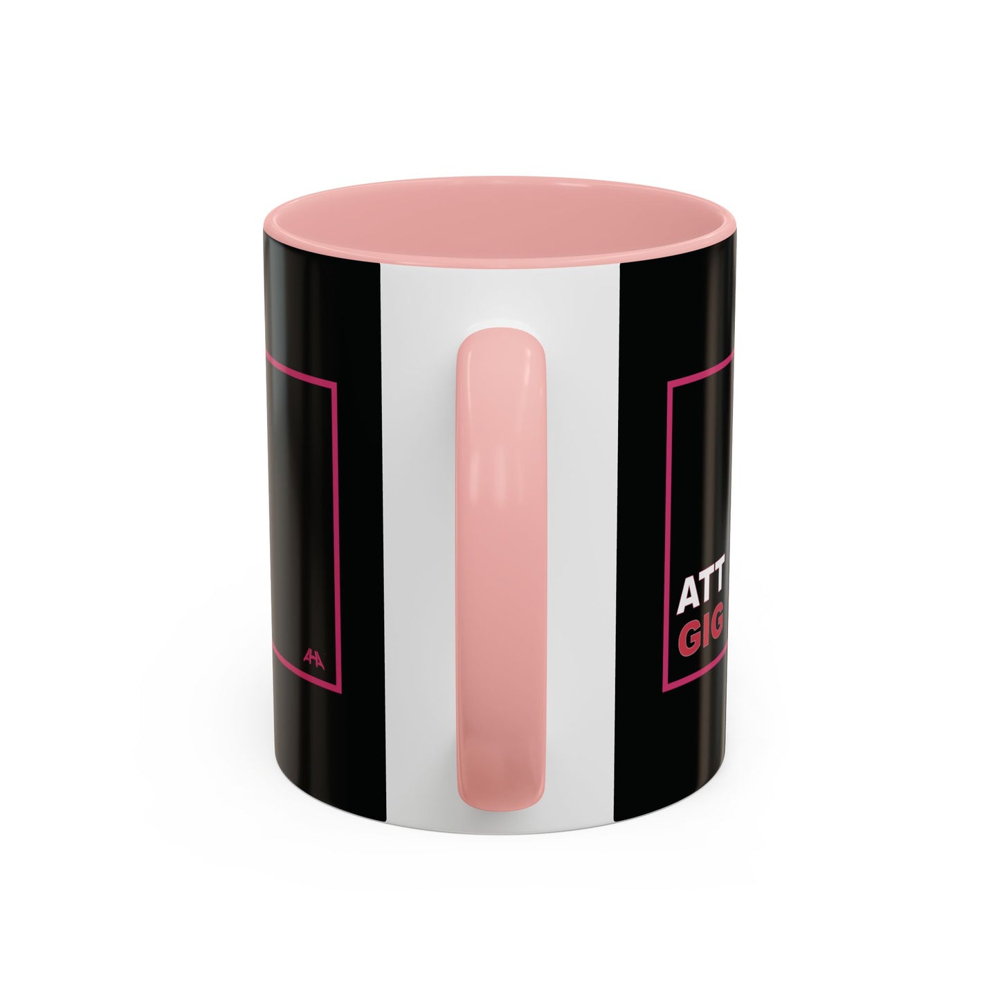 Deep Pink GIG/ATT Accent Coffee Mug (11, 15oz)