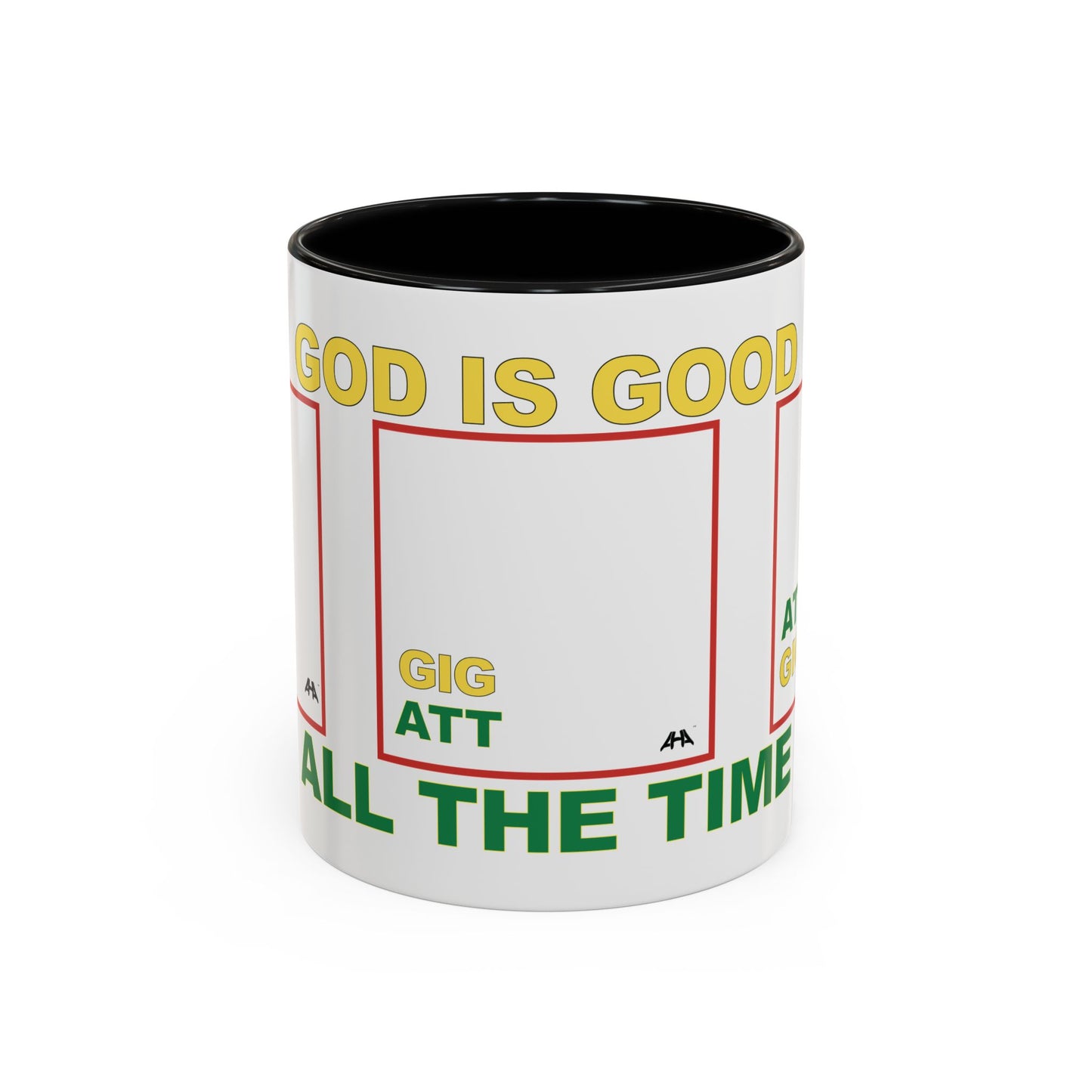 White GIG/ATT Accent Coffee Mug (11, 15oz)