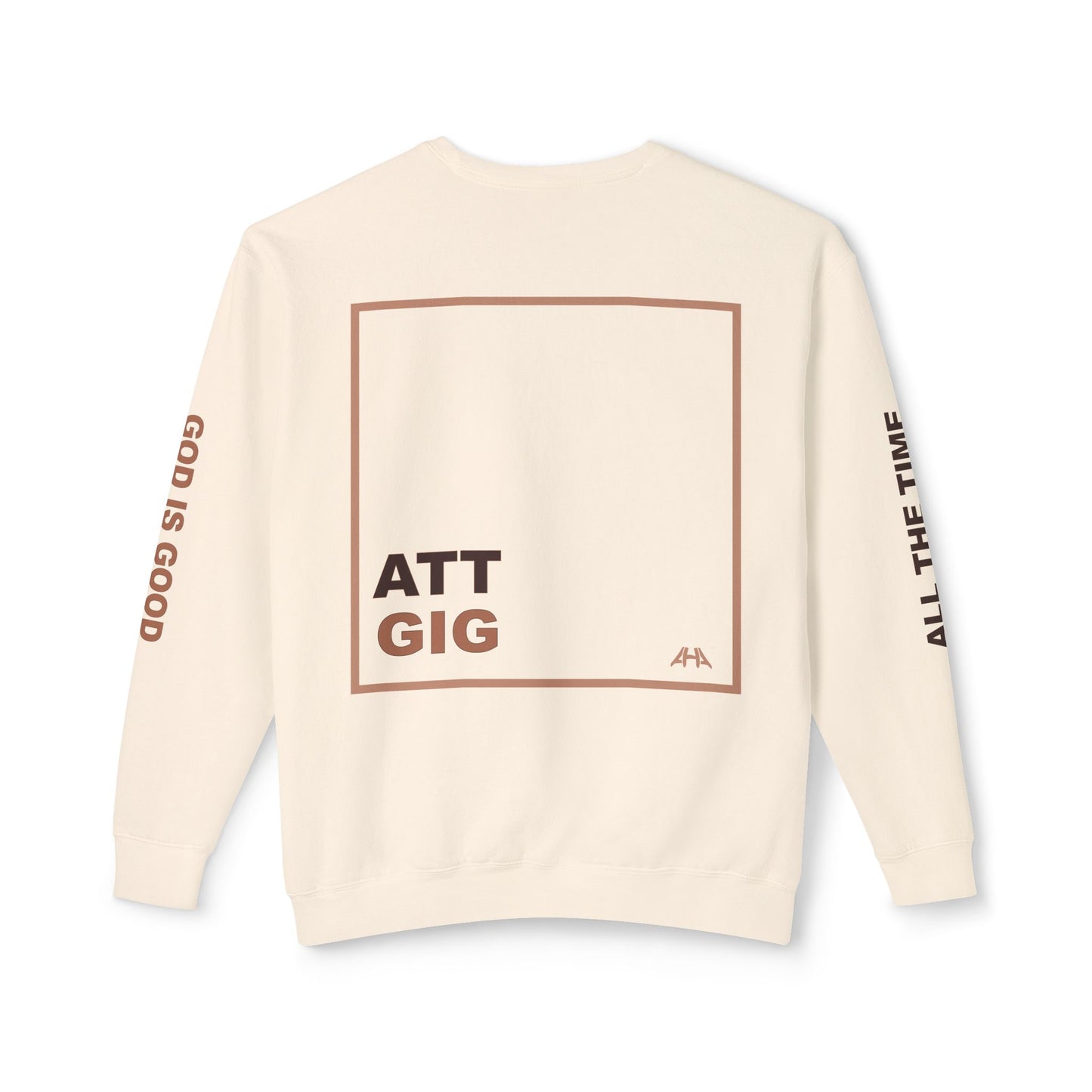 Taupe GIGATT/ATTGIG Lightweight Crewneck Sweatshirt