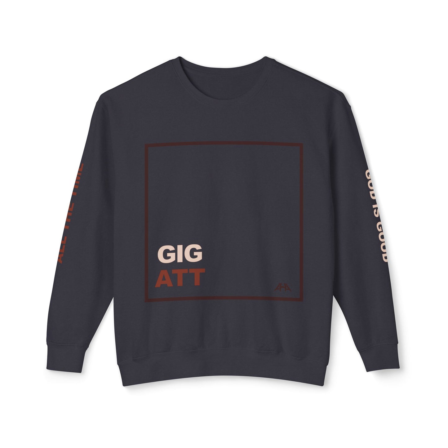Chocolate GIGATT/ATTGIG Lightweight Crewneck Sweatshirt