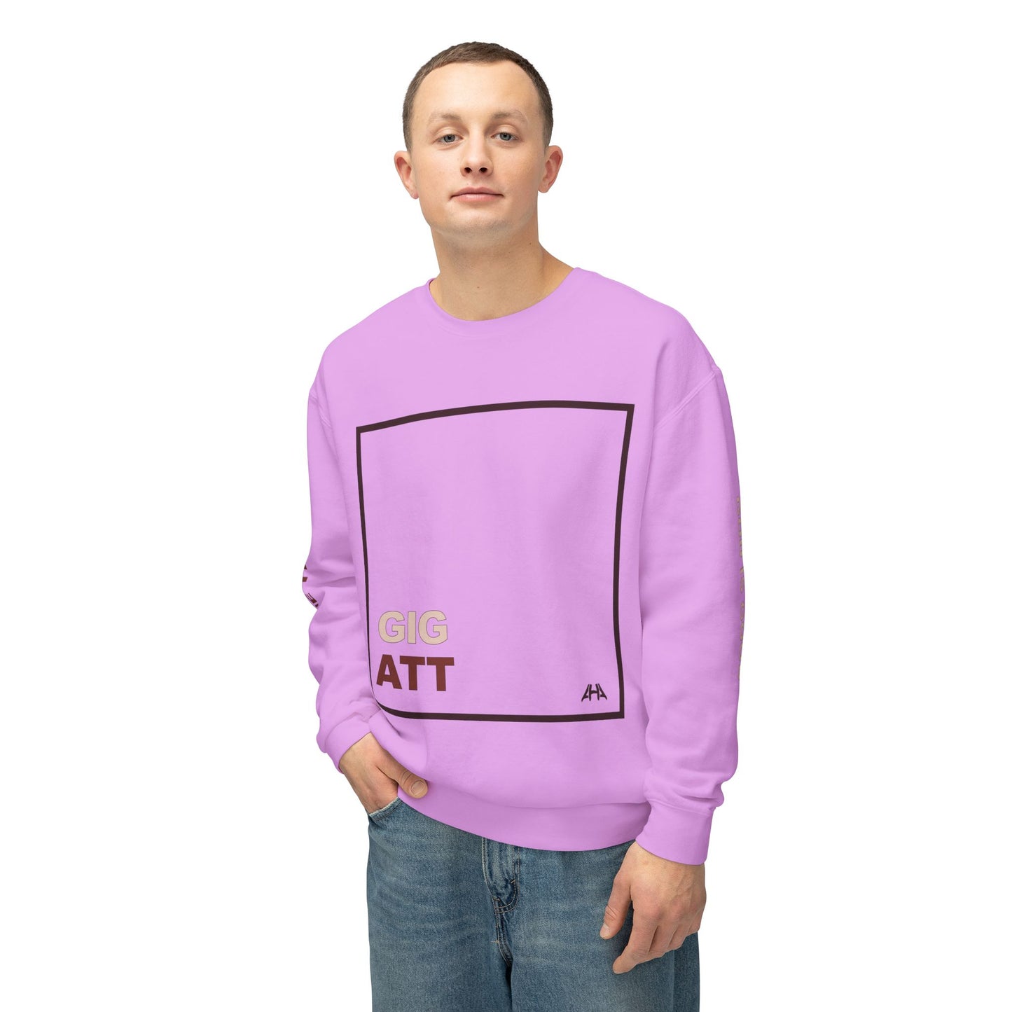 Chocolate GIGATT/ATTGIG Lightweight Crewneck Sweatshirt