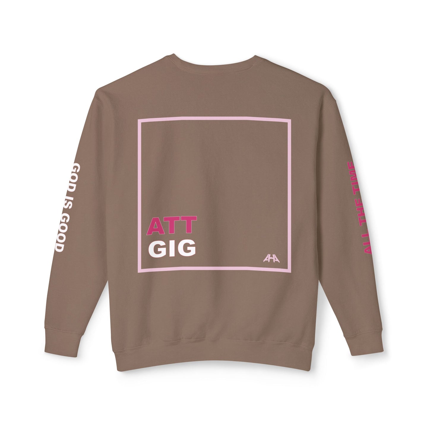 Light Pink GIGATT/ATTGIG Lightweight Crewneck Sweatshirt
