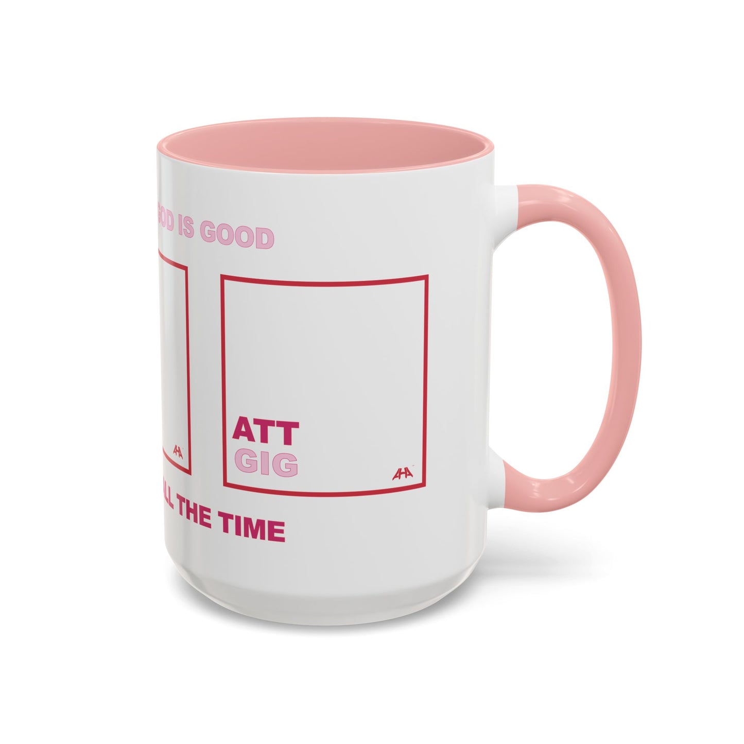 Red GIG/ATT Accent Coffee Mug (11, 15oz)