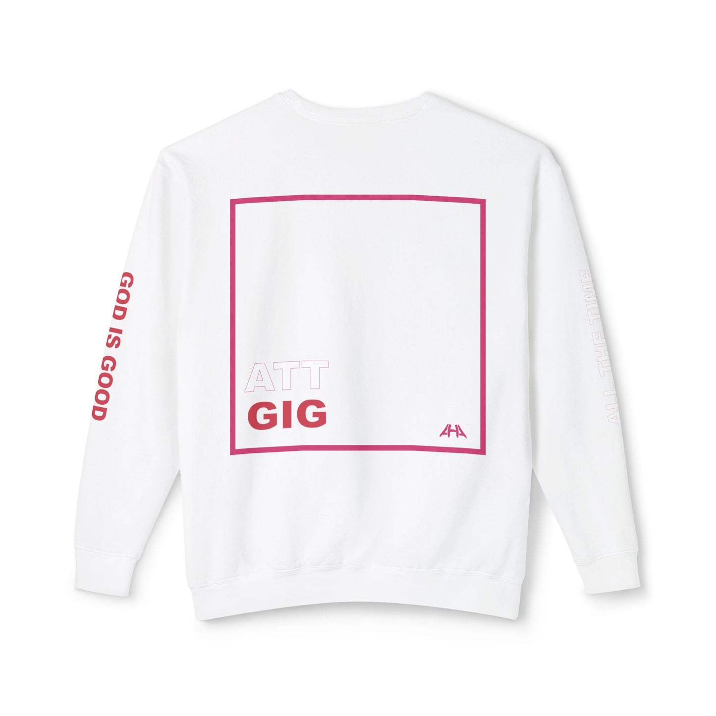 Deep Pink GIGATT/ATTGIG Lightweight Crewneck Sweatshirt