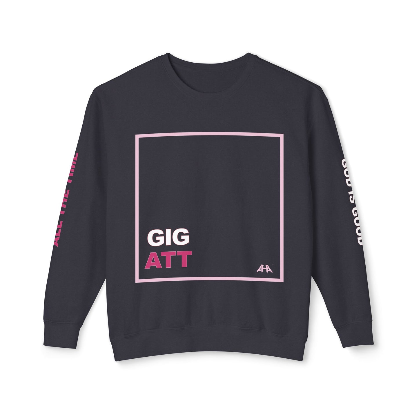Light Pink GIGATT/ATTGIG Lightweight Crewneck Sweatshirt