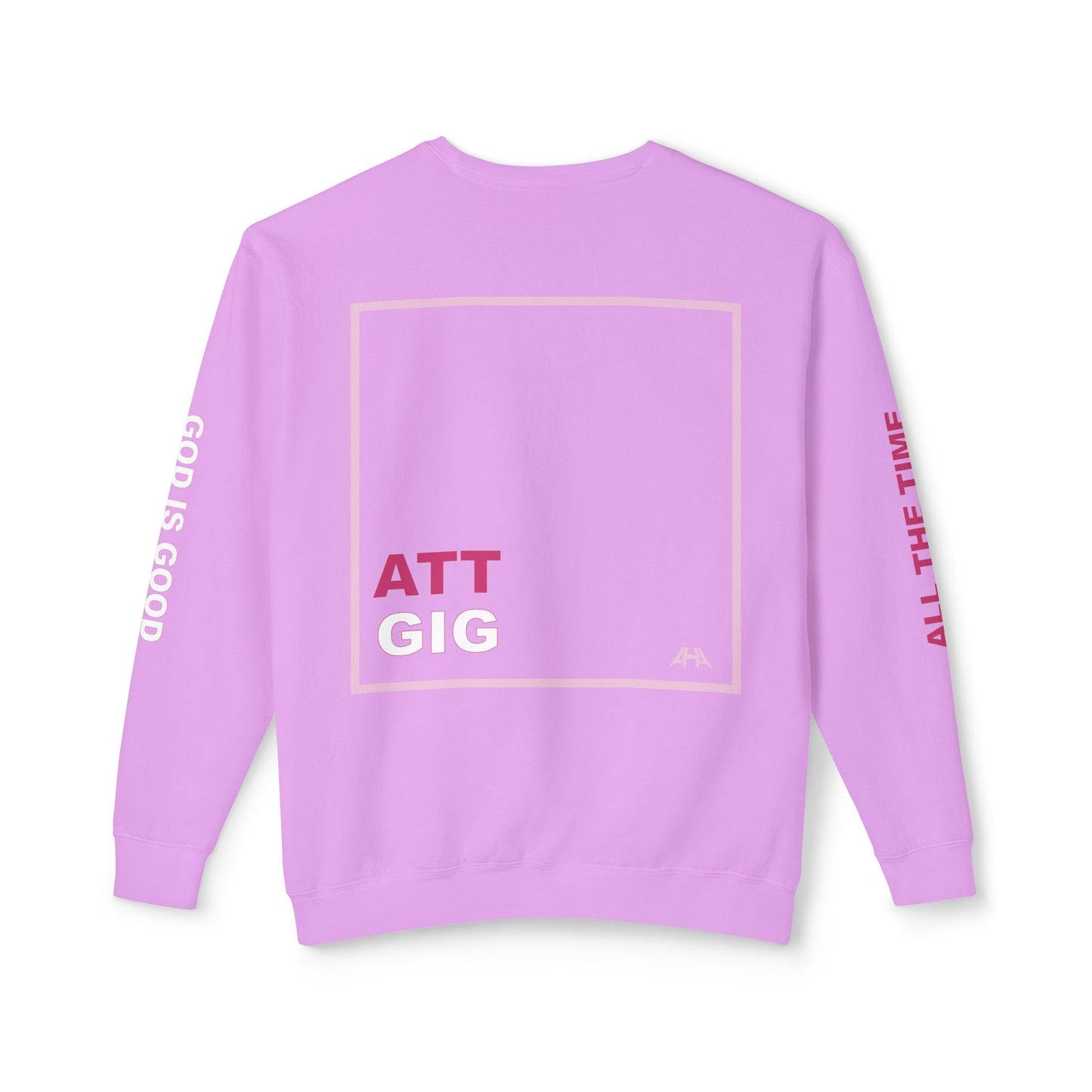 Light Pink GIGATT/ATTGIG Lightweight Crewneck Sweatshirt