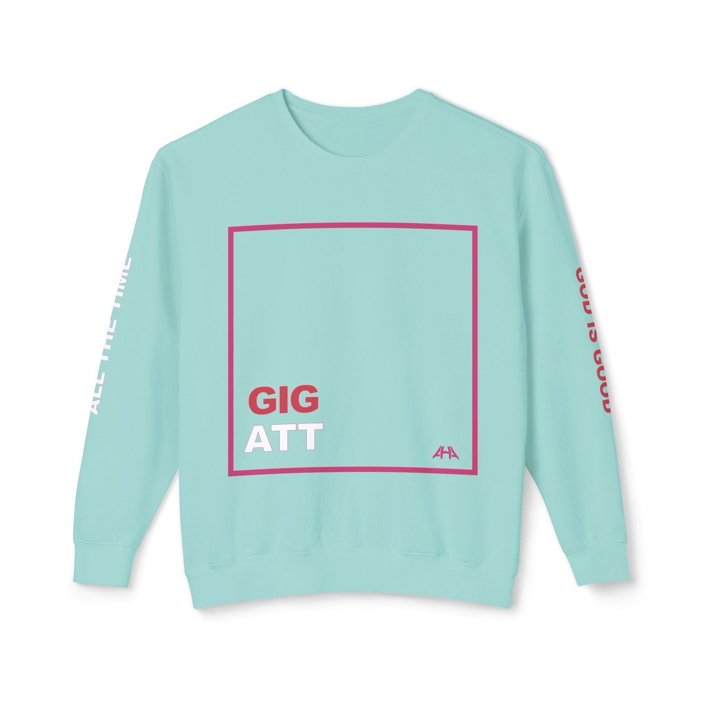 Deep Pink GIGATT/ATTGIG Lightweight Crewneck Sweatshirt