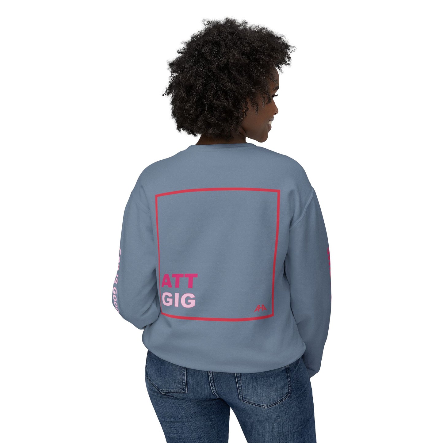 Red GIGATT/ATTGIG Lightweight Crewneck Sweatshirt