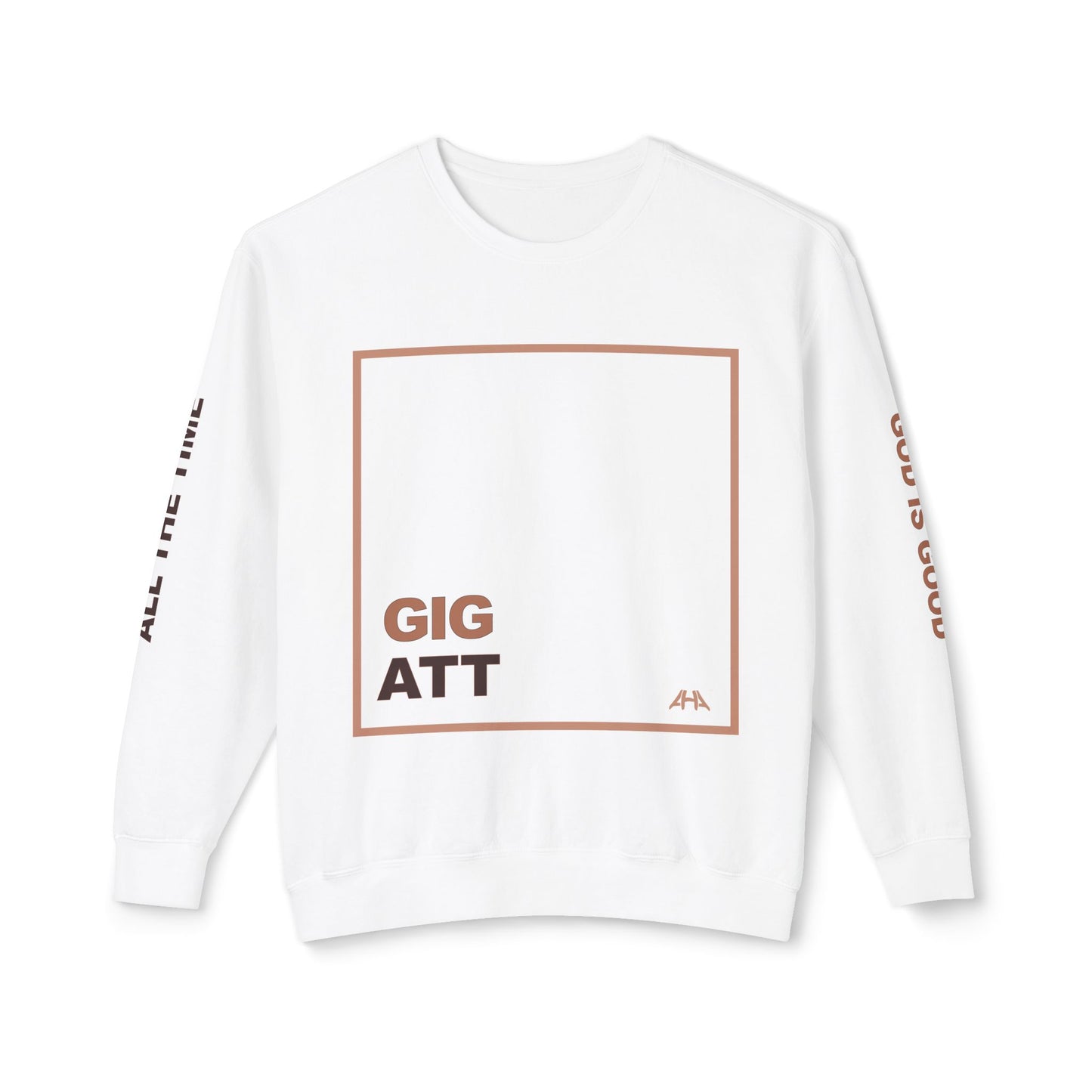 Taupe GIGATT/ATTGIG Lightweight Crewneck Sweatshirt