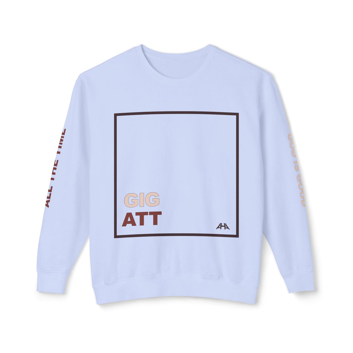 Chocolate GIGATT/ATTGIG Lightweight Crewneck Sweatshirt